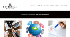 Desktop Screenshot of pattersonconsultants.com
